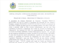 Notificação do Prefeito Tiago Luttiani