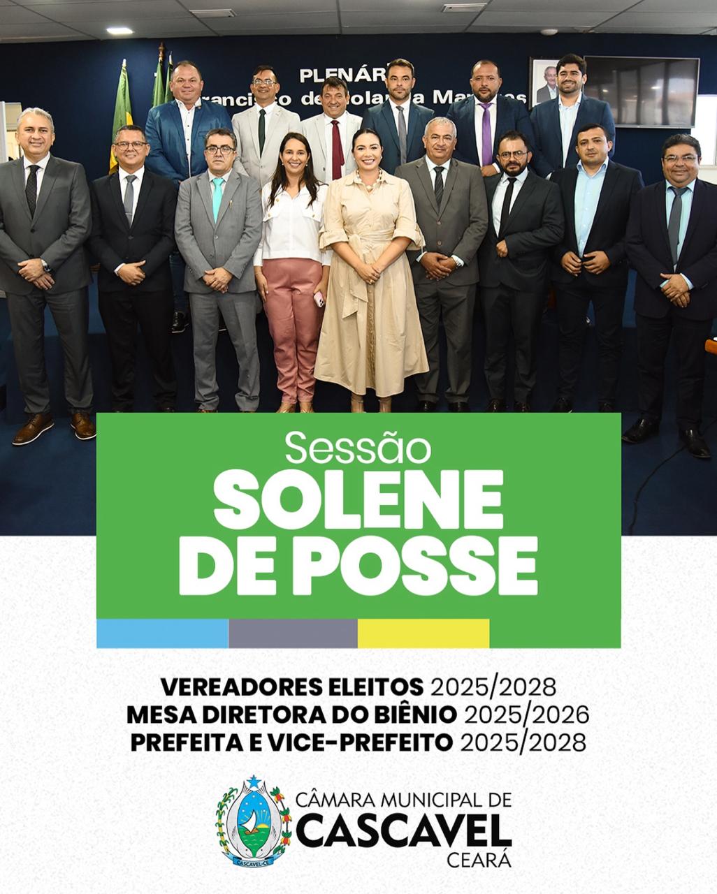 Nova Câmara Municipal toma posse no Município de Cascavel